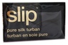Slip Pure Silk Turban Black