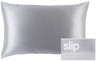 Slip slip pure silk queen pillowcase - silver