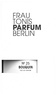 Frau Tonis Parfum No. 25 Bouquin 50 ml